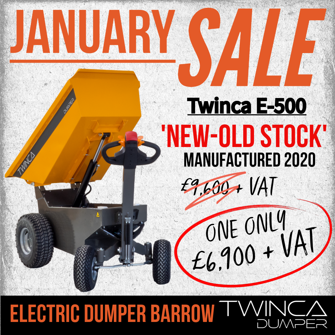 NEW Old Stock TWINCA E500 Electric Dumper – one only special offer